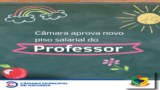 Câmara aprovou o PL n° 02/2025 que aumenta o piso salarial do Magistério Municipal. Câmara aprovou o PL n° 02/2025 que aumenta o piso salarial do Magistério Municipal.